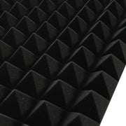 6pcs Black Acoustic Soundproofing Foam Studio Sound Absorption Panels