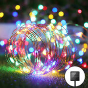 20M 200 LED Outdoor Solar String Lights Waterproof Copper Wire Fairy Lights