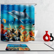 Shower Curtain and Mat