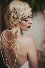 Flapper Headband 1920s Great Gatsby Headpiece