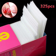 325pcs Lint Free Nail Art Gel Polish Remover Cotton Pad Nail Wipe