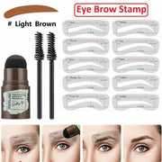 One Step Eyebrow Stamp Eye Brow Stencil Kit