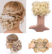 Hair Bun Extension Pale Blonde