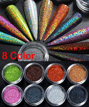 Chrome Nail Powder Set Metallic Glitter Nail Art