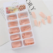 100pcs Pink Nail Tips Full Cover