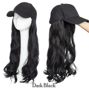 Baseball Cap Hair Extensions Bob Wig Hat