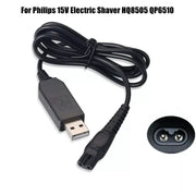 USB Charger Power Cable For Philips 15V Electric Shaver