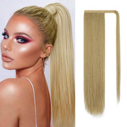 Bleach Blonde Hair Ponytail Extensions