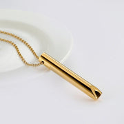 Mindful Breathing Necklace Stress Relief Anxiety Whistle