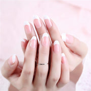 French False Nail Tips Fake Nails with Glue