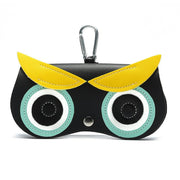 Sunglasses Organiser Case PU Leather Eyeglasses Bag Charm