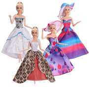 4 Barbie Doll Dress Clothes