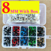 100pcs 8mm Safety Eyes Doll Teddy Bear Toys Crochet Craft Supplier