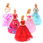 5 Barbie Doll Dress Clothes