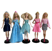 5 Barbie Doll Dress Clothes