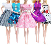 5 Barbie Doll Dress Clothes