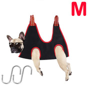 Pet Grooming Hammock Brush Nail Clippers Set