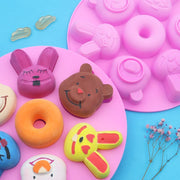Bear Rabbit Silicone Moulds Cake Donut Molds