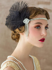 Flapper Headband 1920s Great Gatsby Headpiece