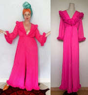 60s Lounge Pajamas Jumpsuit