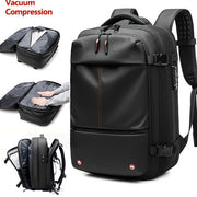Vacuum Compression Backpack Laptop Computer Bag