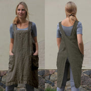 Pinafore Apron Dress Womens Clothing Size 16