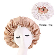 Hair Wrap Bonnet Turban Satin Sleeping Cap Hat