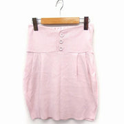 Knitted Mini Skirt High Waist