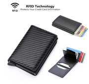 Leather Wallet RFID Card Holder