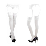 Sexy Lingerie Garter Lace Pantyhose Stockings Size 8