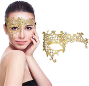 Metal Filigree Masquerade Mask
