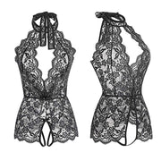 Sexy Lingerie Teddy Crotchless Bodysuit Size 14