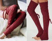 Knit Stockings Leg Warmers