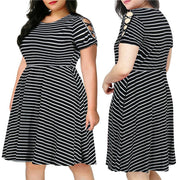 Stripe Mini Dress Womens Clothing Size 22