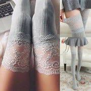 Knit Stockings Thigh High