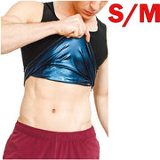 Men's Sweat Shapewear Workout Sauna Tank Top S/M