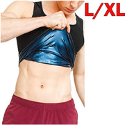 Men's Sweat Shapewear Workout Sauna Tank Top L/XL