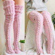Knit Stockings Thigh High