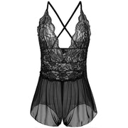 Crotchless Teddy Lingerie Sexy Womens Clothing Size 20