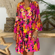 Shirt Dress Floral Dresses Boho Womens Clothing Size 22