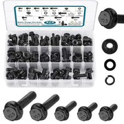 272Pcs Flange Hex Bolts & Nuts Kit, M6 M8 M10 Metric Bolt Assortment