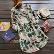 Cotton Shirt Blouse Womens Clothing Plus Size 18