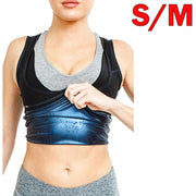 Womens Sweat Shapewear Workout Sauna Tank Top S/M