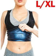 Womens Sweat Shapewear Workout Sauna Tank Top L/XL