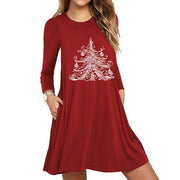 Christmas Shirt Dress Womens Clothing Size 16