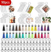 Sublimation Blank Double Side MDF Keychain Craft