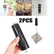 2 x Wind Spinner Motor Hanging Disco Mirror Ball Rotating Display