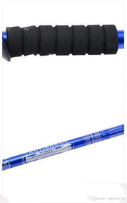 2pc Trekking Pole Hiking Stick Set Telescopic Aluminum Anti Shock Blue
