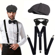 1920s Hats Gentlemen Costume Accessories Set