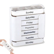 Weekly Pill Box Medication Organiser